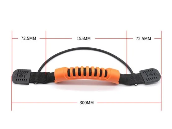 soft kayak handle size