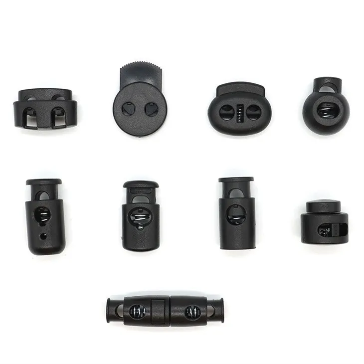 Plastic cord lock end